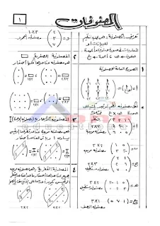image about تحميل ملخص الدرس الأول جبر رياضيات أولى ثانوي ترم تاني 2026 PDF مجانا – شرح مبسط ومراجعة سريعة جاهزة للطباعة