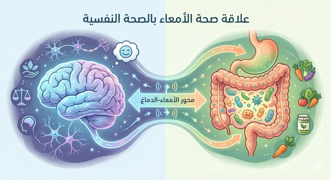 image about علاقة صحة الأمعاء بالصحة النفسية: دليل عملي للممارس والمرضى