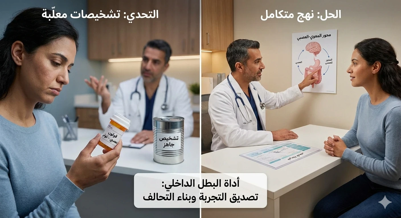 image about علاقة صحة الأمعاء بالصحة النفسية: دليل عملي للممارس والمرضى