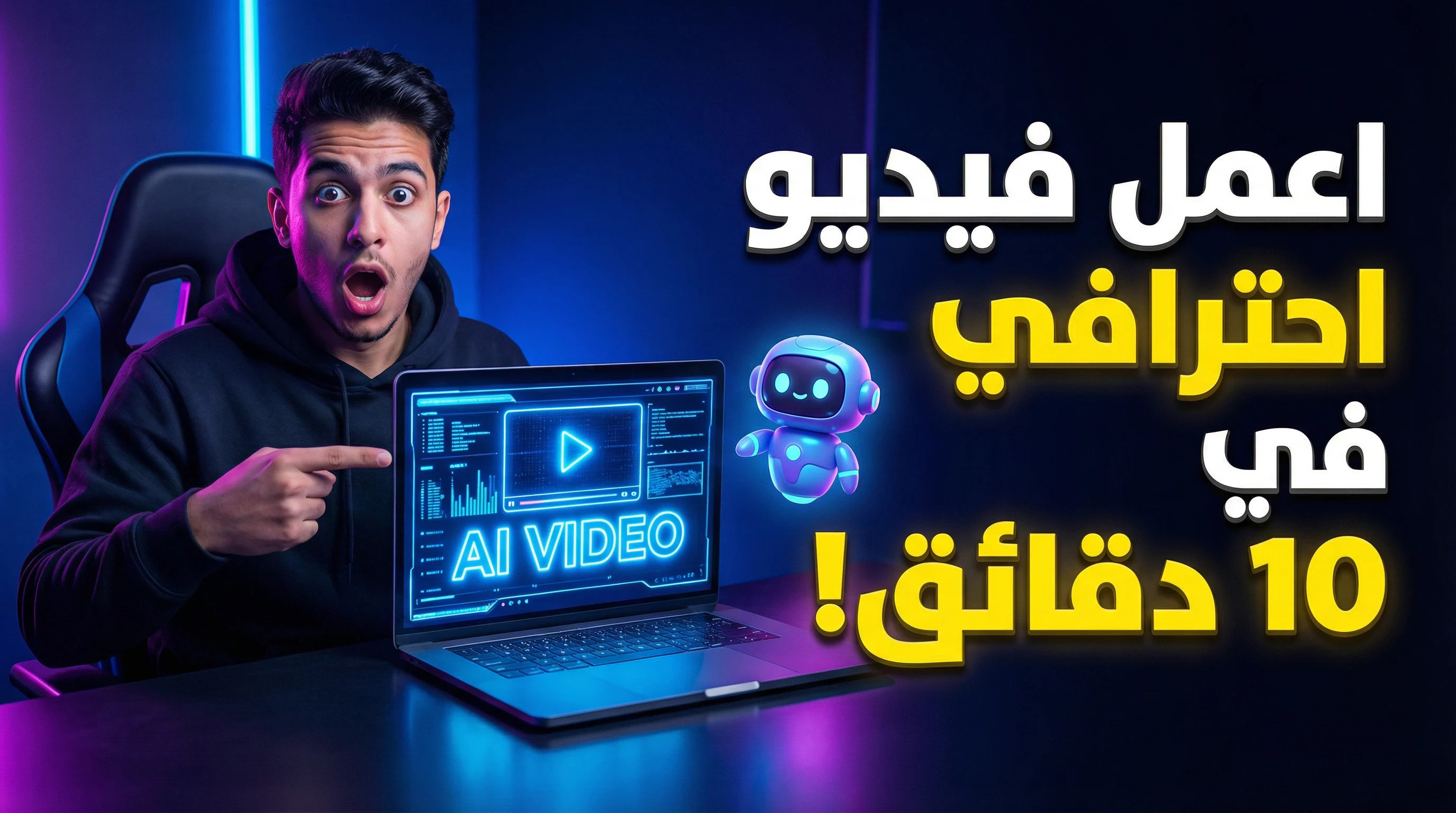 image about 🚀 صناعة فيديوهات بالذكاء الاصطناعي بدون خبرة — الدليل العملي الشامل 2026