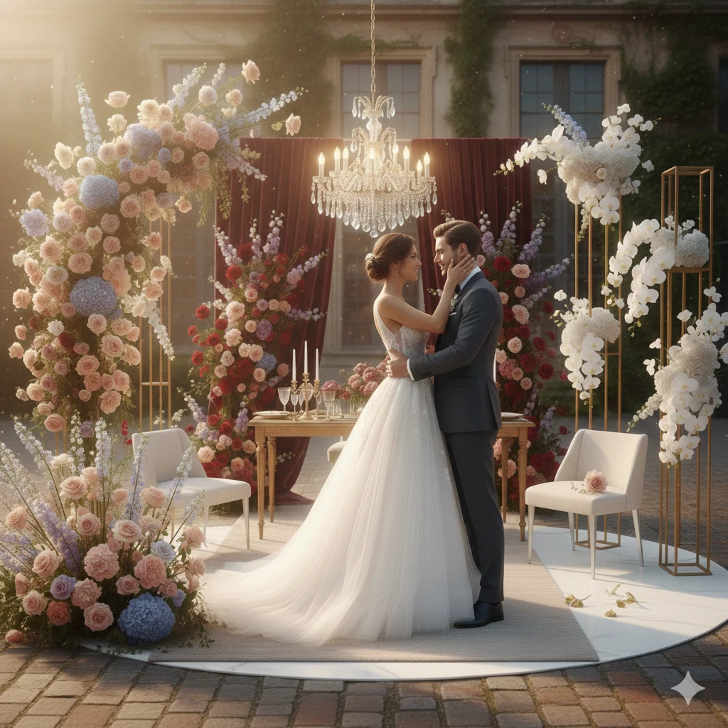 image about حكاية حب في كل تفصيلة: دليلك الشامل لاختيار ديكور زفاف أحلامك