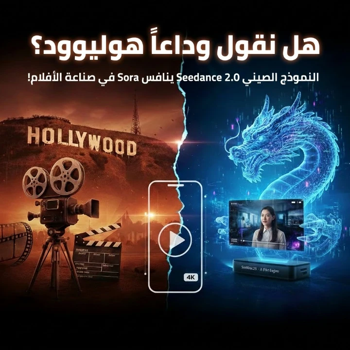 image about هل نقول وداعاً هوليوود؟ النموذج الصيني Seedance 2.0 يذهل العالم وينافس Sora في صناعة الأفلام!