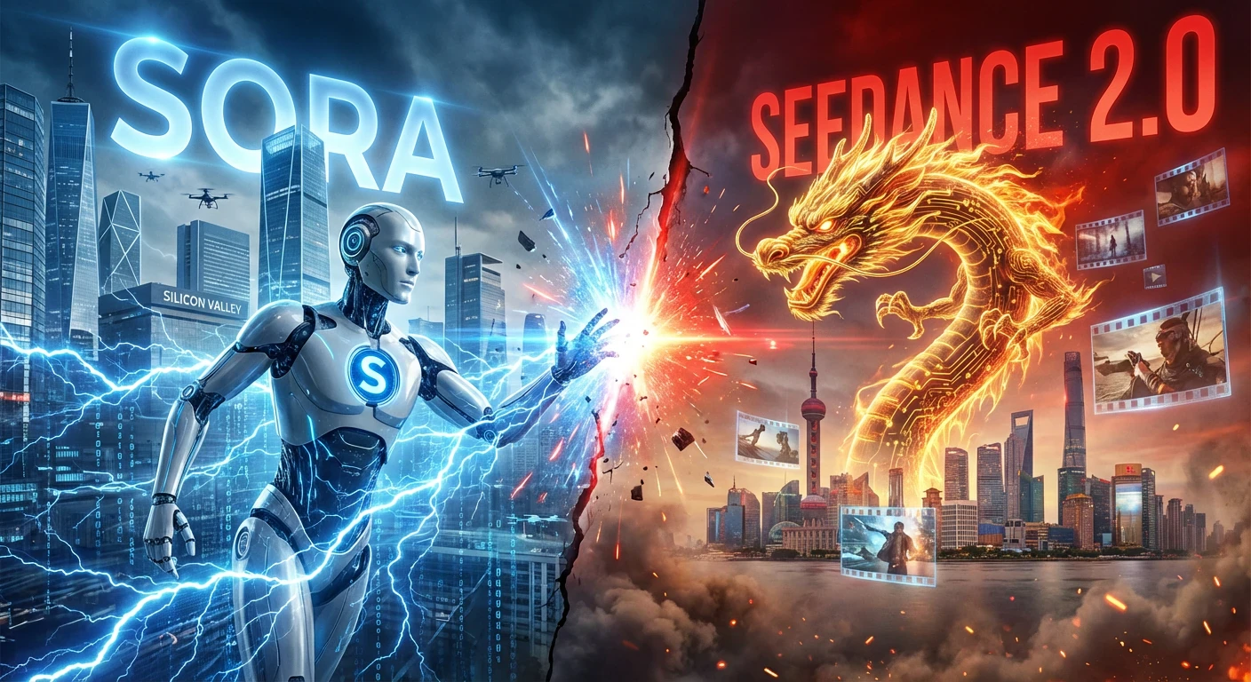 image about هل نقول وداعاً هوليوود؟ النموذج الصيني Seedance 2.0 يذهل العالم وينافس Sora في صناعة الأفلام!