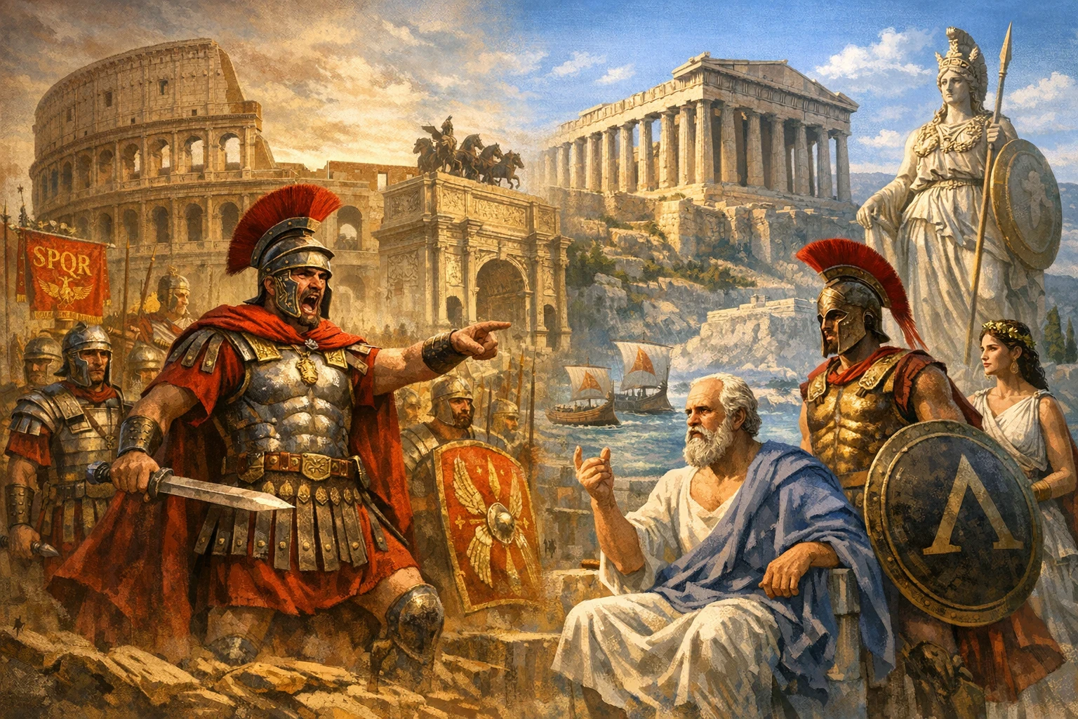 image about تاريخ الرومان و الاغريق 