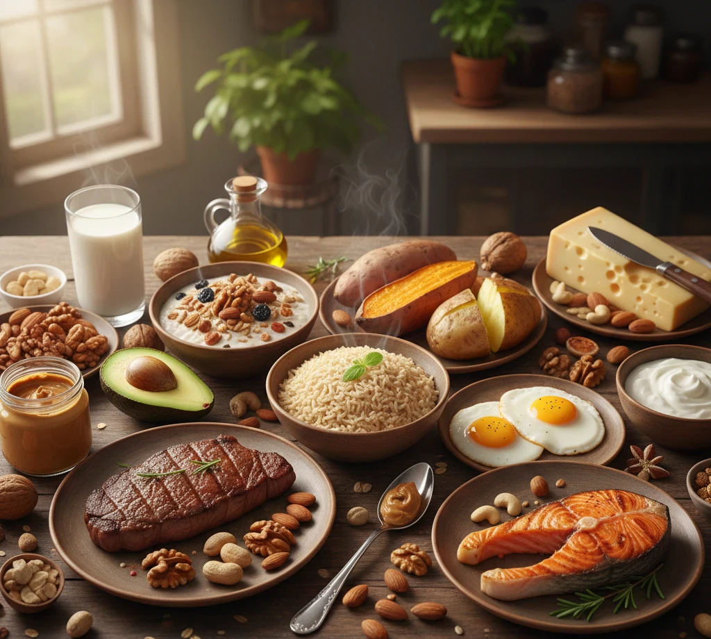 image about افضل الأطعمة الصحية التي سوف تزيد من وزنك