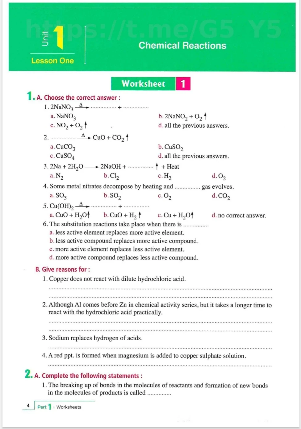 image about تحميل كتاب المعاصر في مادة العلوم للصف الثالث الإعدادي الترم الثاني ٢٠٢٦ pdf