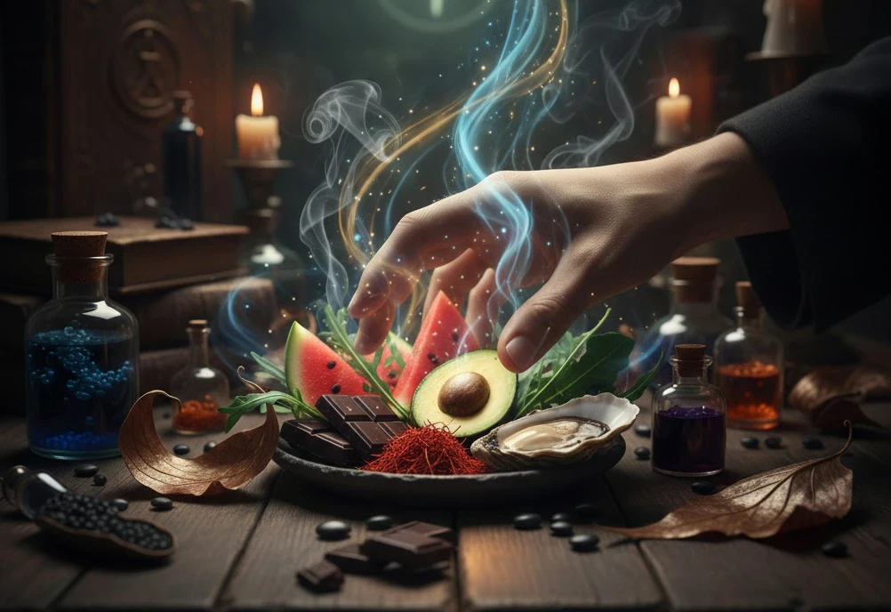 image about الغذاء الساحر لحياة حميمية سعيدة