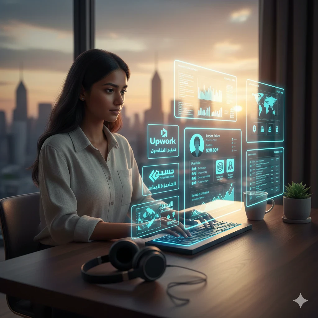 image about أفضل مواقع العمل الحر للمبتدئين 2026 (دليل شامل لبدء أول دخل أونلاين)