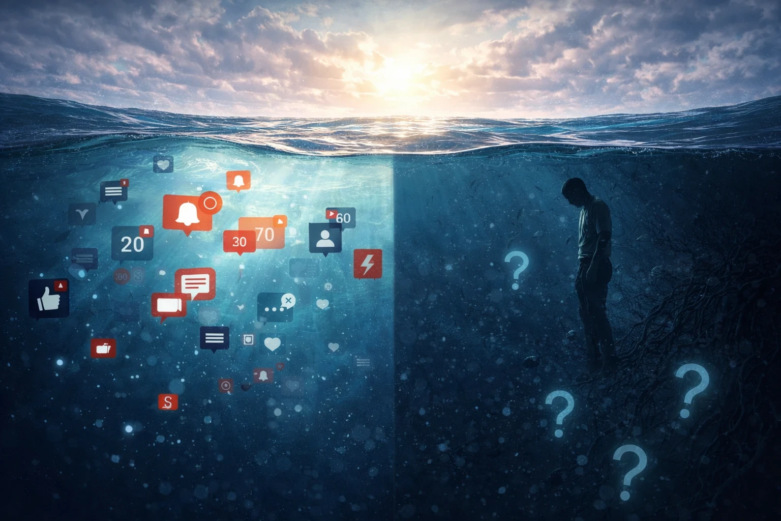 image about الهروب إلى السطح: لماذا نخاف من التفكير العميق؟