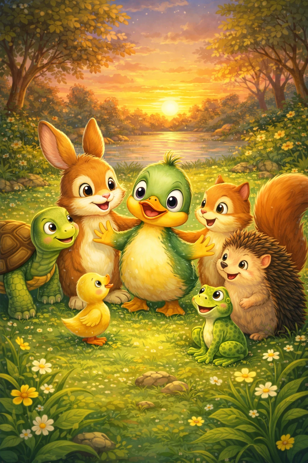 image about البطة ليلى والجسر المكسور