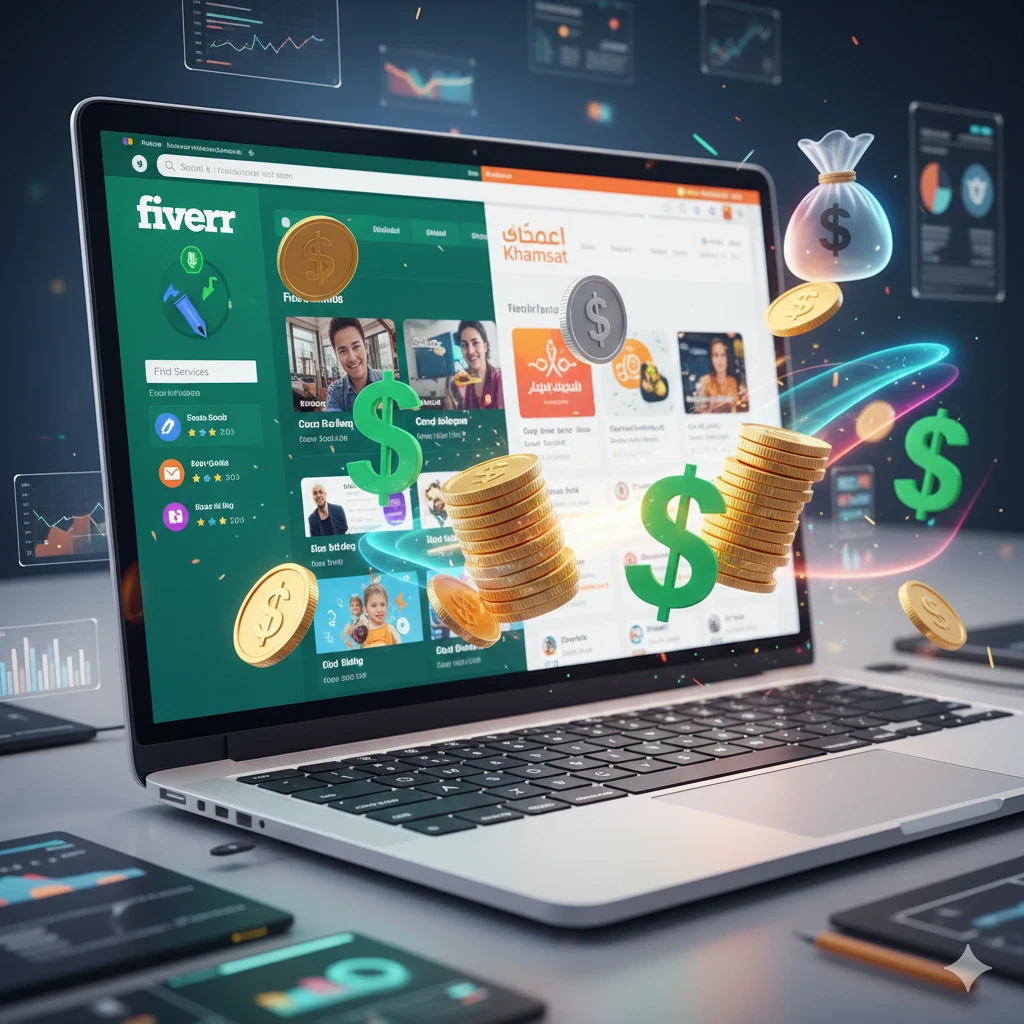 image about 🎨 من الصفر إلى الاحتراف: دليل عملي لتحقيق دخل قوي من التصميم الجرافيكي عبر الإنترنت