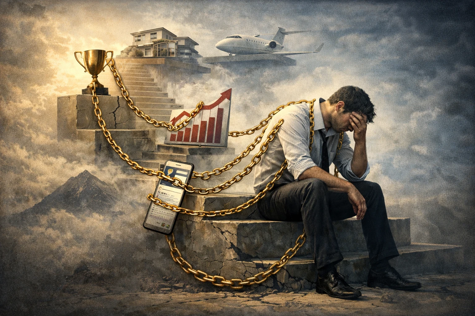 image about ثقافة التوقعات العالية وأزمة الرضا الداخلي: لماذا لا نشعر بالكفاية رغم النجاح؟