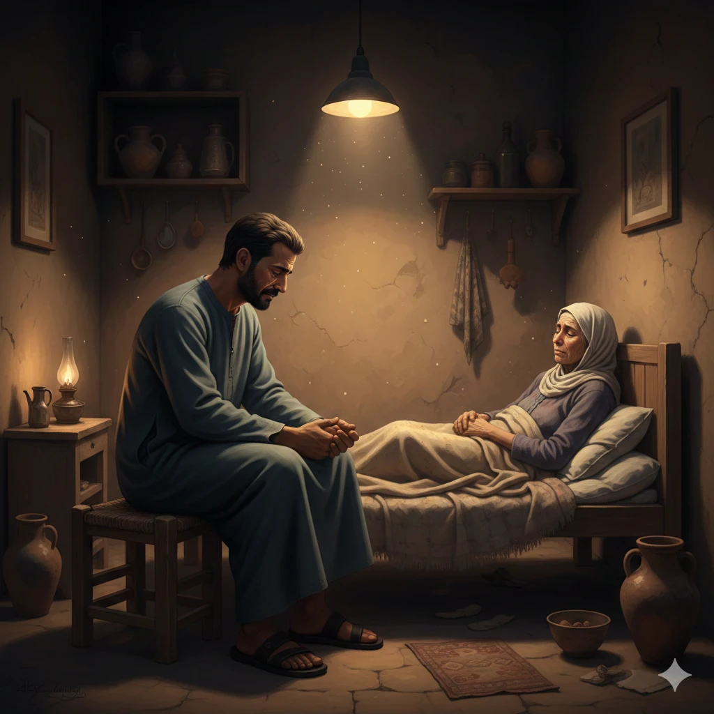 image about بين وجع أمي وباب الفيلا المقفول