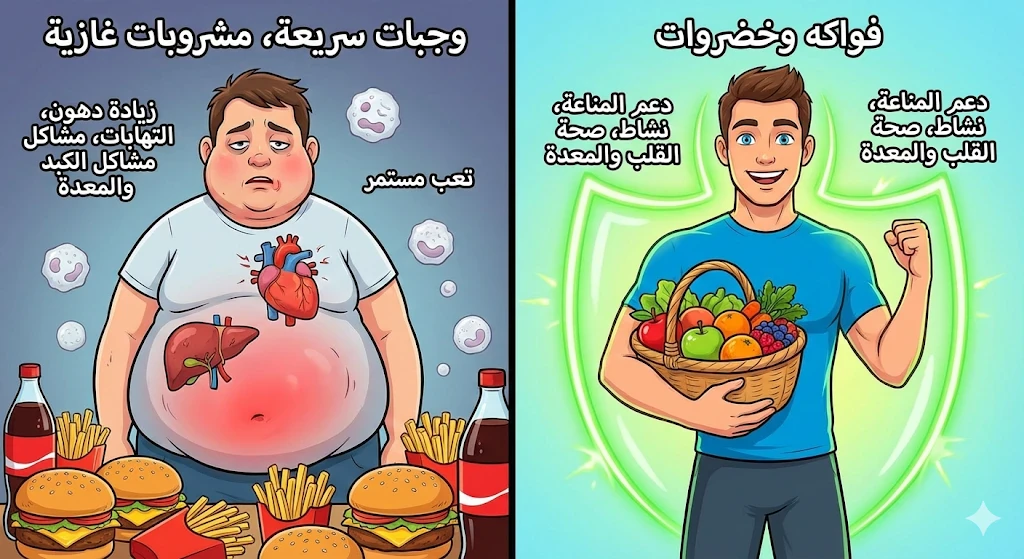 image about أخطر 7 أطعمة تضعف جهازك المناعي يوميًا وبدائلها الصحية
