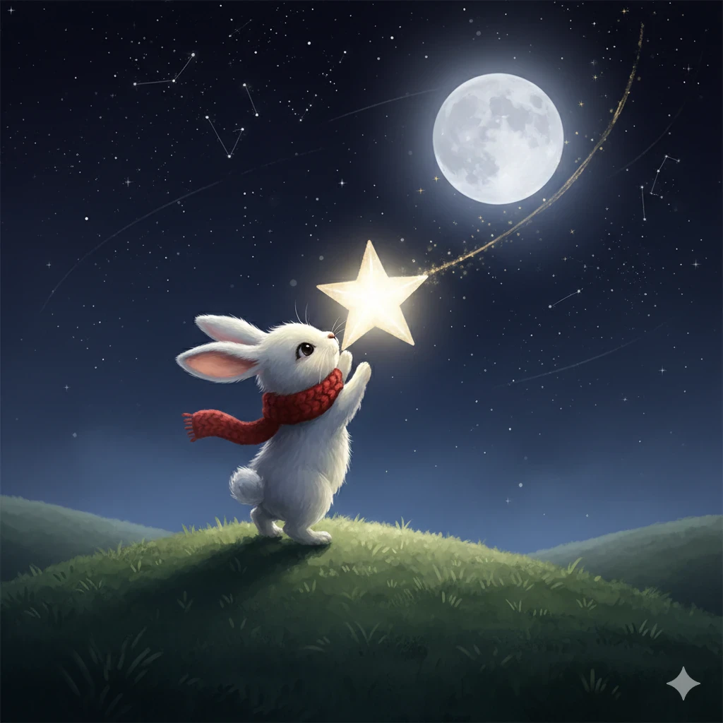 image about الأرنب لوزة والنجمة الضائعة