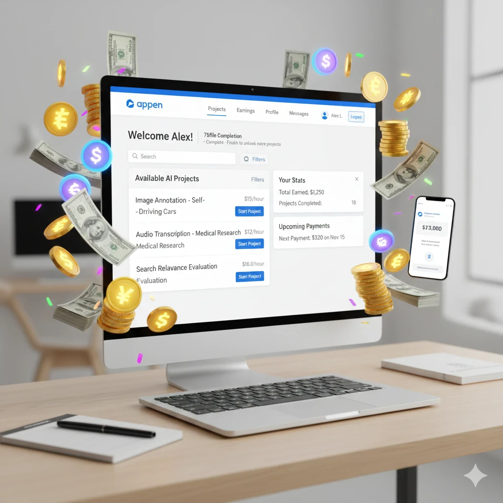 image about 💻 الربح من الإنترنت عبر موقع Appen: دليل شامل لتحقيق دخل أونلاين 💰