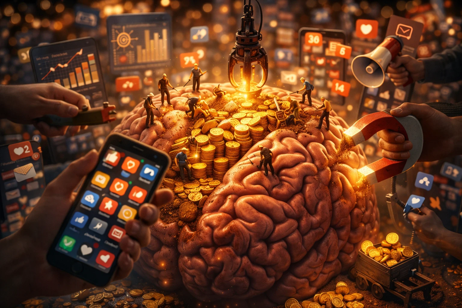 image about اقتصاد التركيز في زمن التشتيت: هل أصبح الانتباه سلعة؟