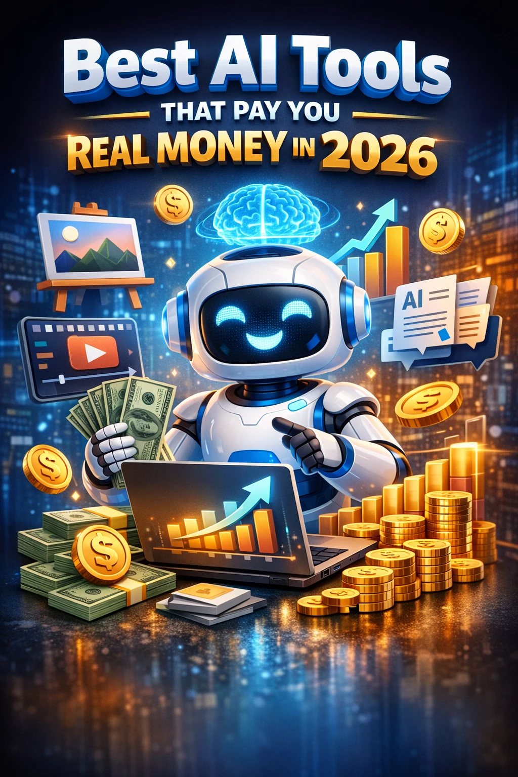 image about Best AI Tools That Pay You Real Money in 2026 (Complete Beginner Guide)