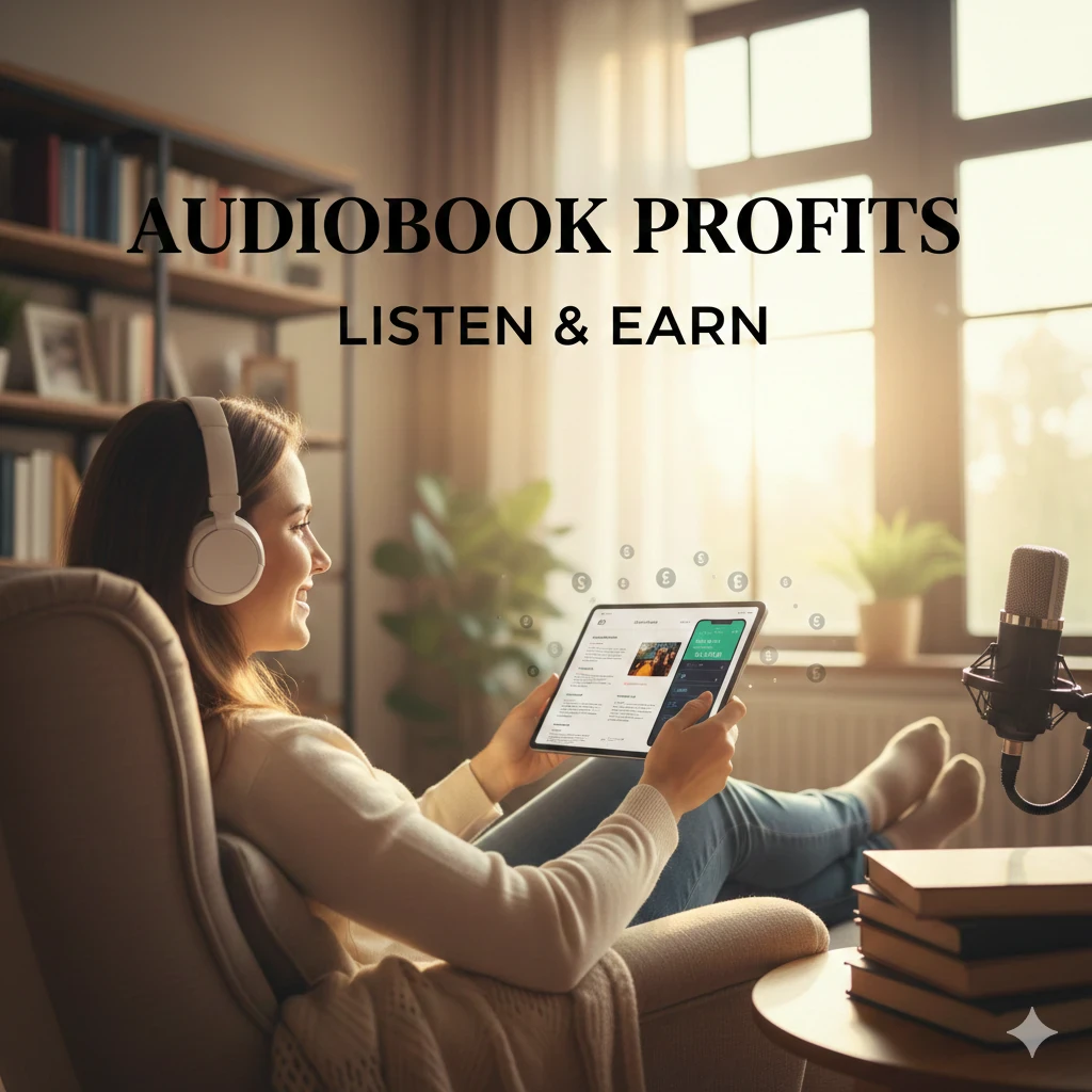 image about صوتك هو رأس مالك: دليل المبتدئين للربح من تسجيل الكتب الصوتية 2026.