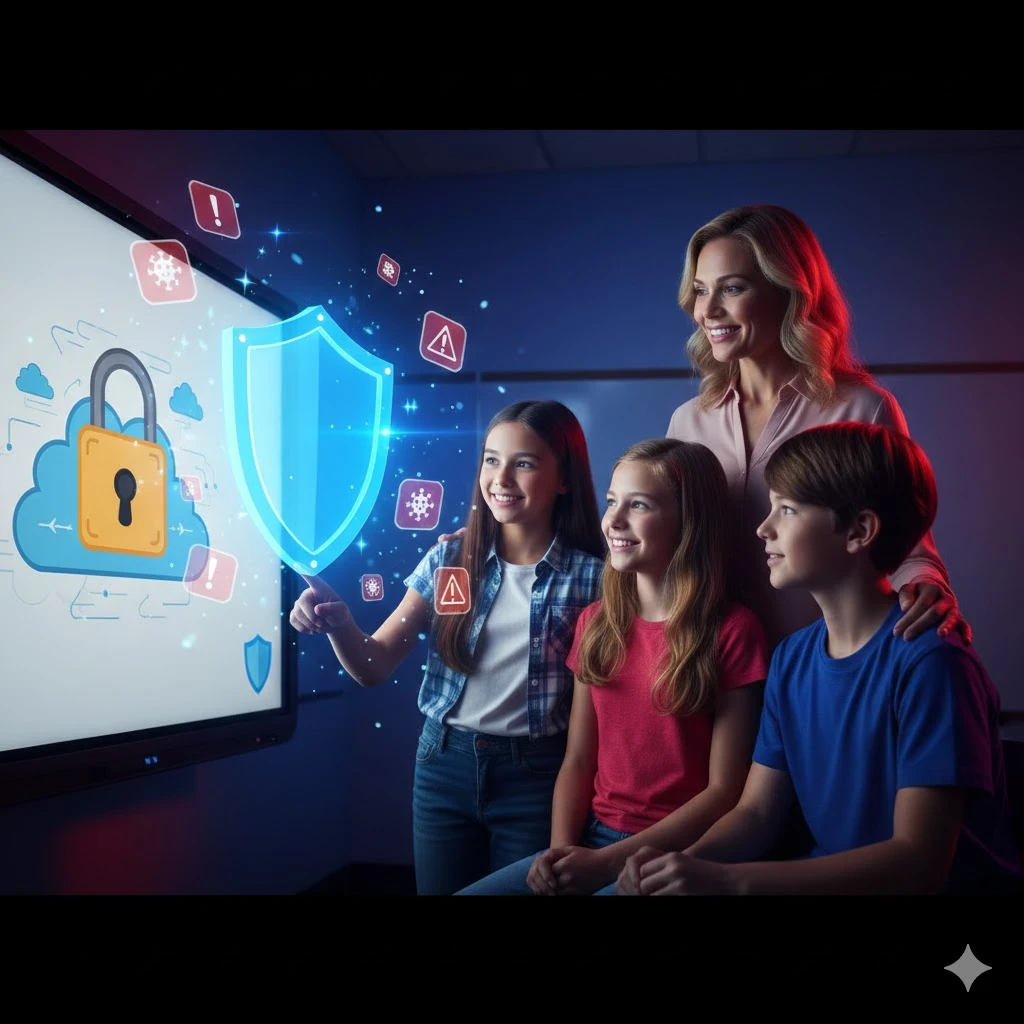 image about 🔒 حماية الأطفال من مخاطر الإنترنت