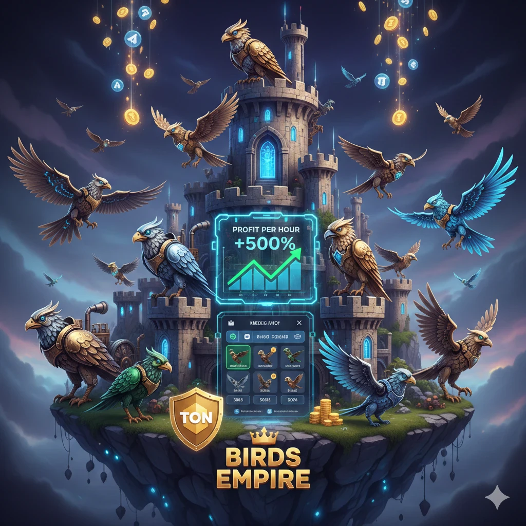 image about تجربة واقعية: كيف تحقق استفادة حقيقية من بوت Birds Empire؟