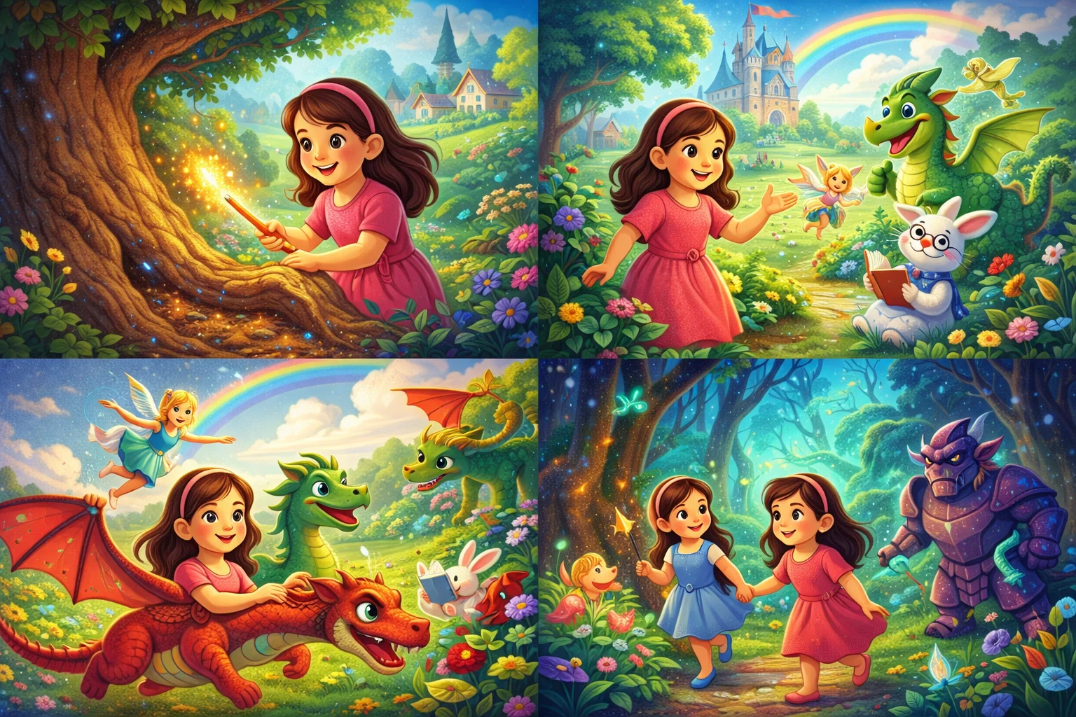 image about مغامرات ليلى وعصا السحر في عالم الحكايات – قصص أطفال تعليمية قصيرة