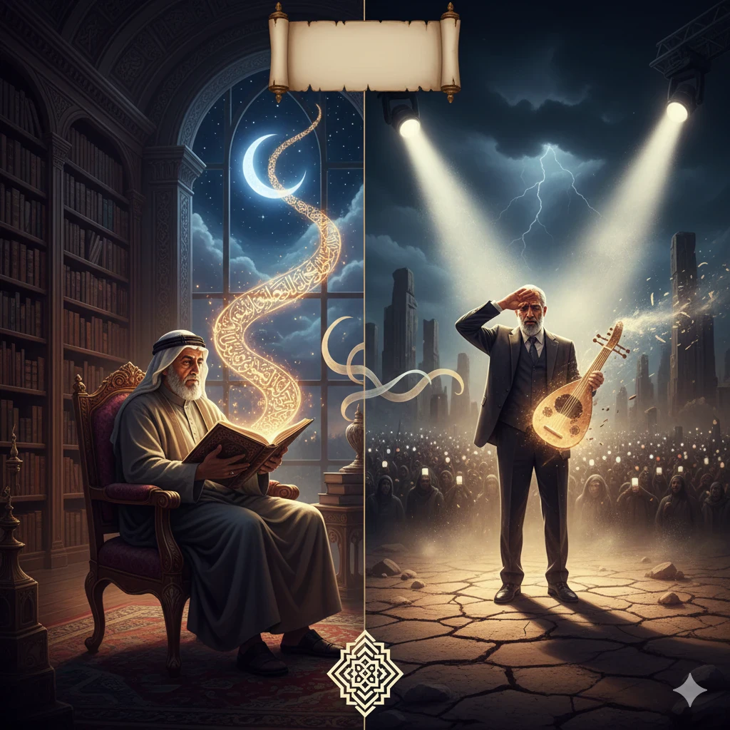 image about أسامة عبد الرحمن: قيثارة العروبة بين جلال القرآن وهجير الأضواء