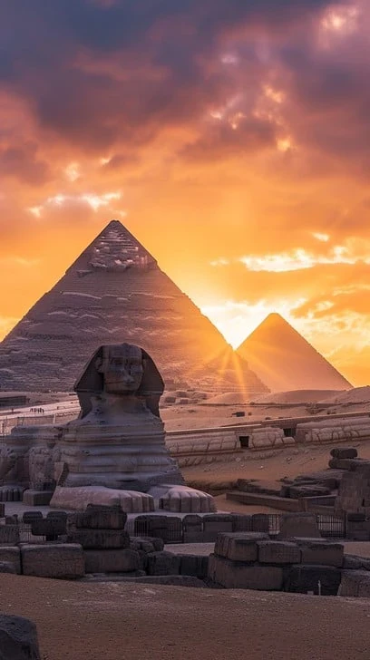 image about أهرامات الجيزة: العجيبة الوحيدة الباقية من عجائب الدنيا السبع. .