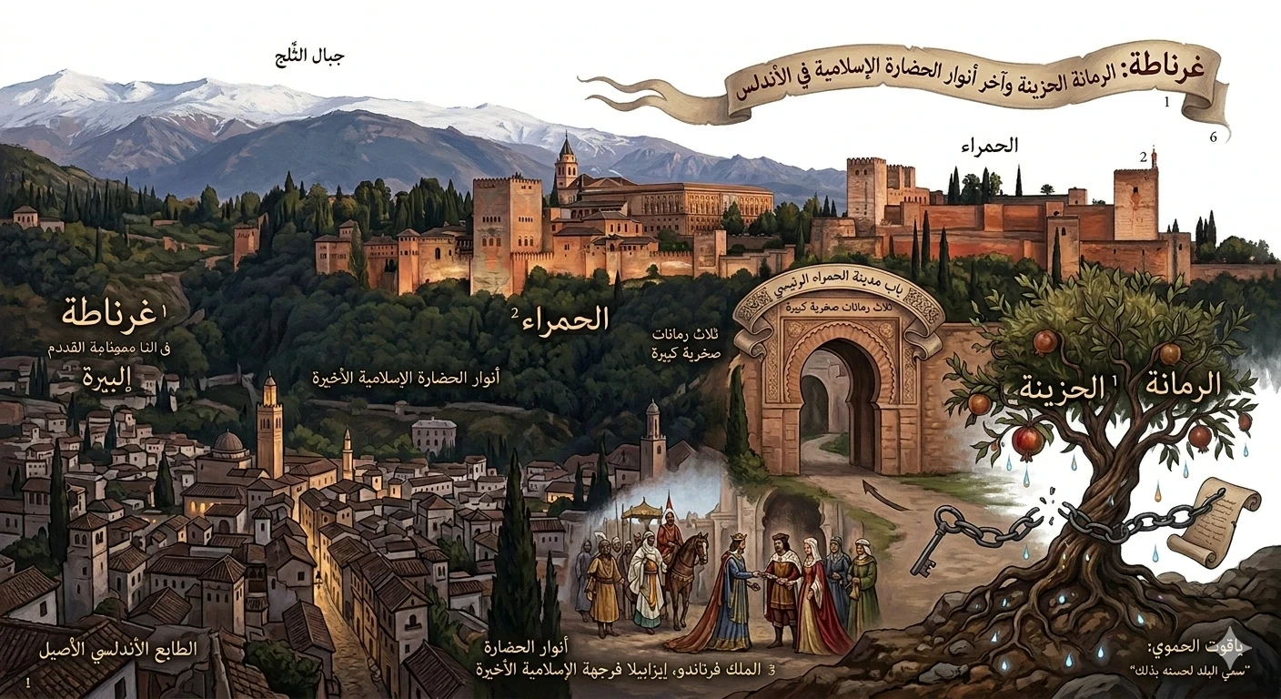 image about غرناطة: الرمانة الحزينة وآخر أنوار الحضارة الإسلامية في الأندلس