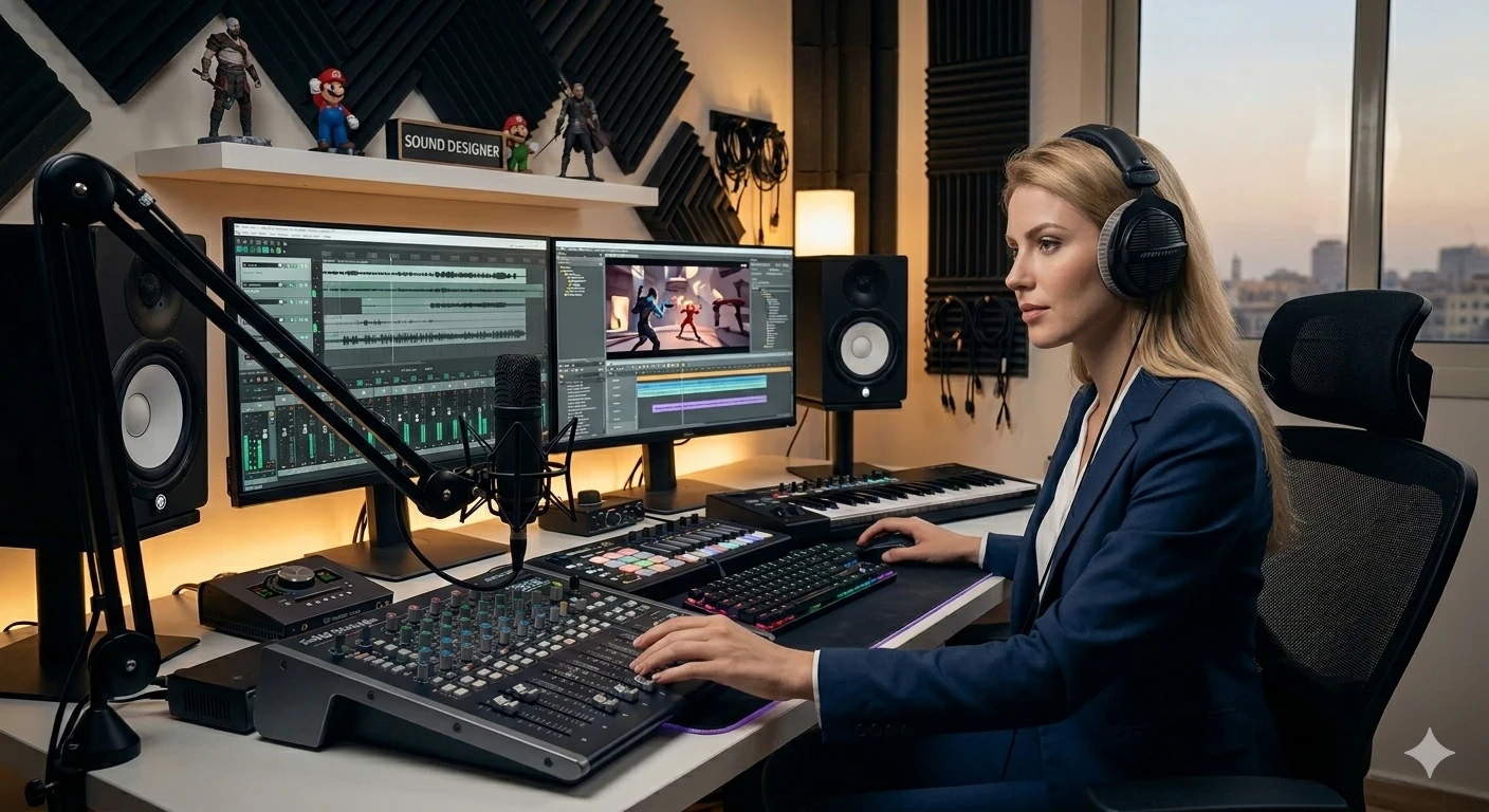 image about ربح 20 دولار من تصميم موأثرات صوتيه للالعاب فقط