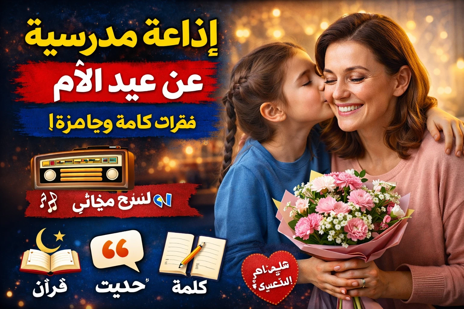 image about اذاعة مدرسية عن عيد الام