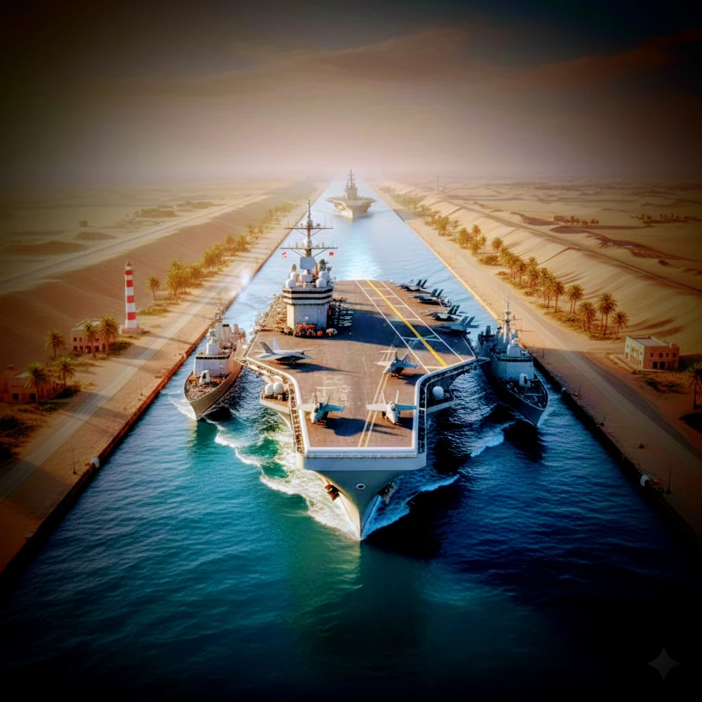 image about تأثير أسطول جيرارد فورد الأمريكي على أسواق النفط وقناة السويس 2026 | أموالي