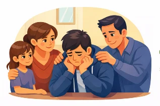 image about دور الاسرة و المجتمع في دعم الافراد المصابين باضطرابات نفسية