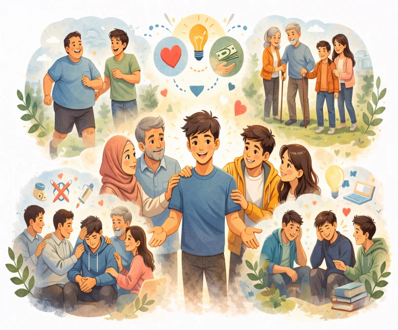 image about دور الاسرة و المجتمع في دعم الافراد المصابين باضطرابات نفسية