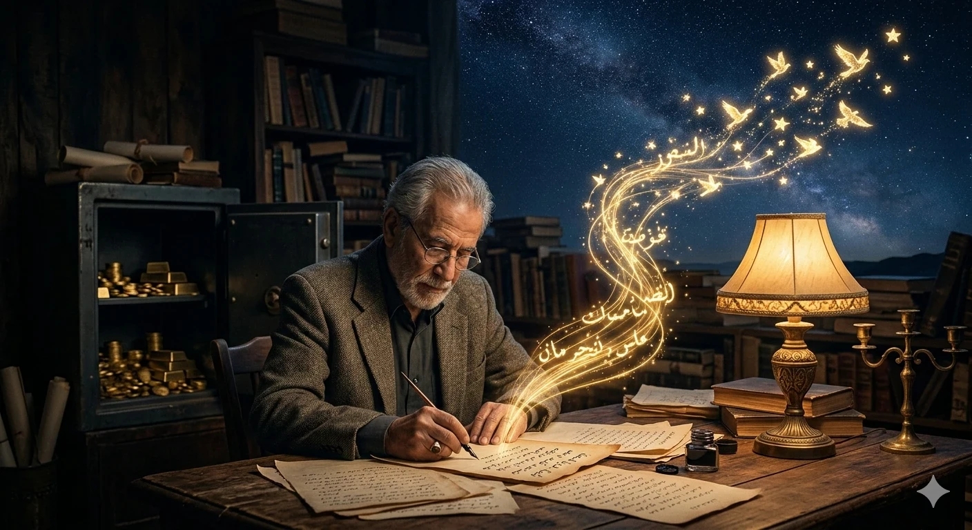 image about الغِنى والشِّعر حين تلتقي الثروة بثراء الروح