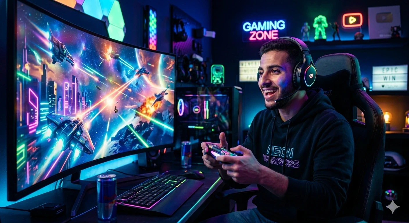 image about 🎮 الألعاب: أكثر من مجرد تسلية… عالم يصنع الأبطال ويغيّر الواقع