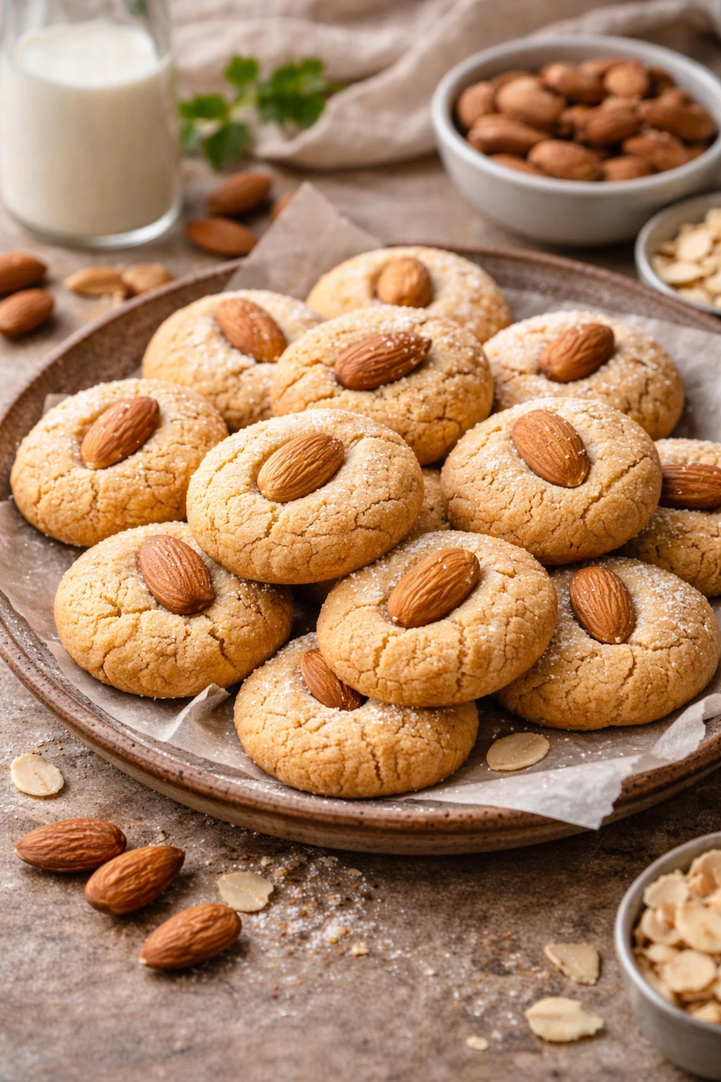 image about 🍪✨ بسكويت اللوز | وصفة مقرمشة بطعم غني وسهلة التحضير