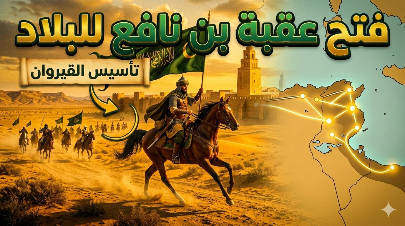 image about قصة عقبة بن نافع فاتح بلاد المغرب وباني مدينة القيروان