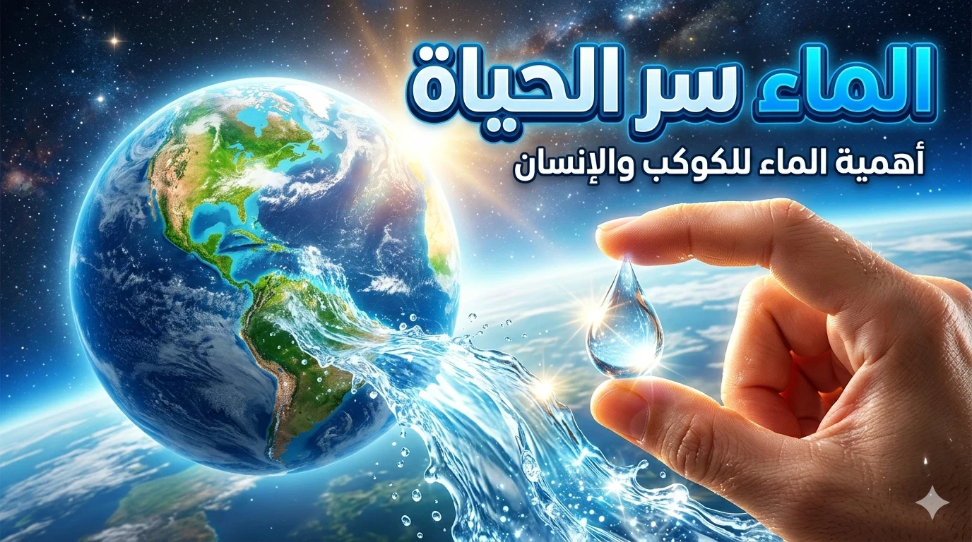 image about الماء سرّ الحياة وأساس بقاء الإنسان