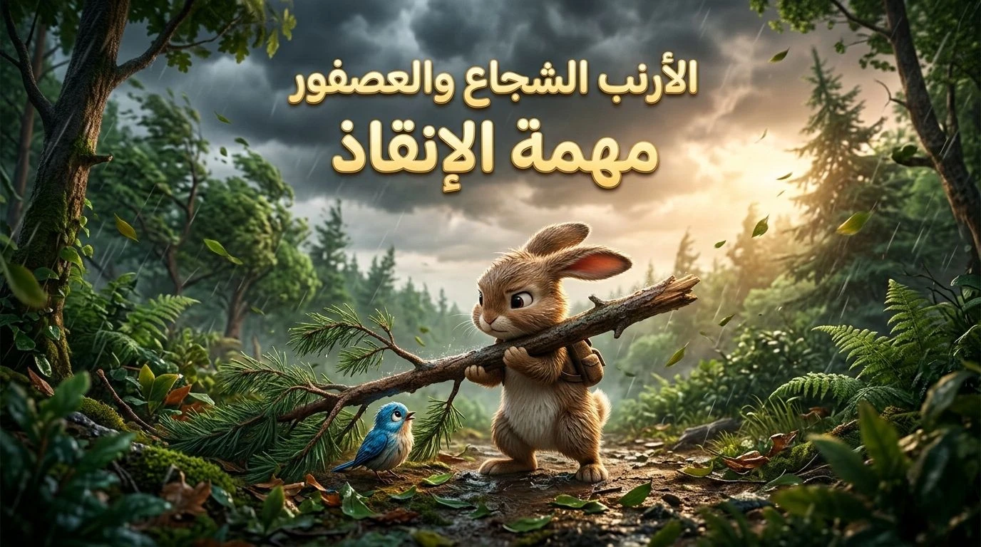 image about الأرنب الذي تعلّم الشجاعة: حكاية صغيرة عن قلبٍ أصبح كبيرًا