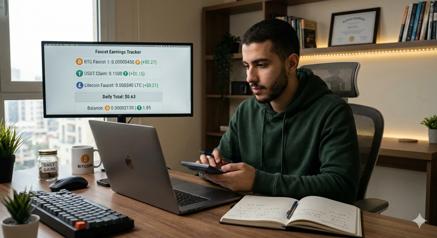 image about هل مواقع Faucet تستحق وقتك؟ تجربة عملية وأرقام حقيقية في 2026