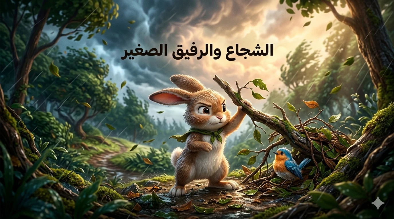 image about الأرنب الذي تعلّم الشجاعة: حكاية صغيرة عن قلبٍ أصبح كبيرًا