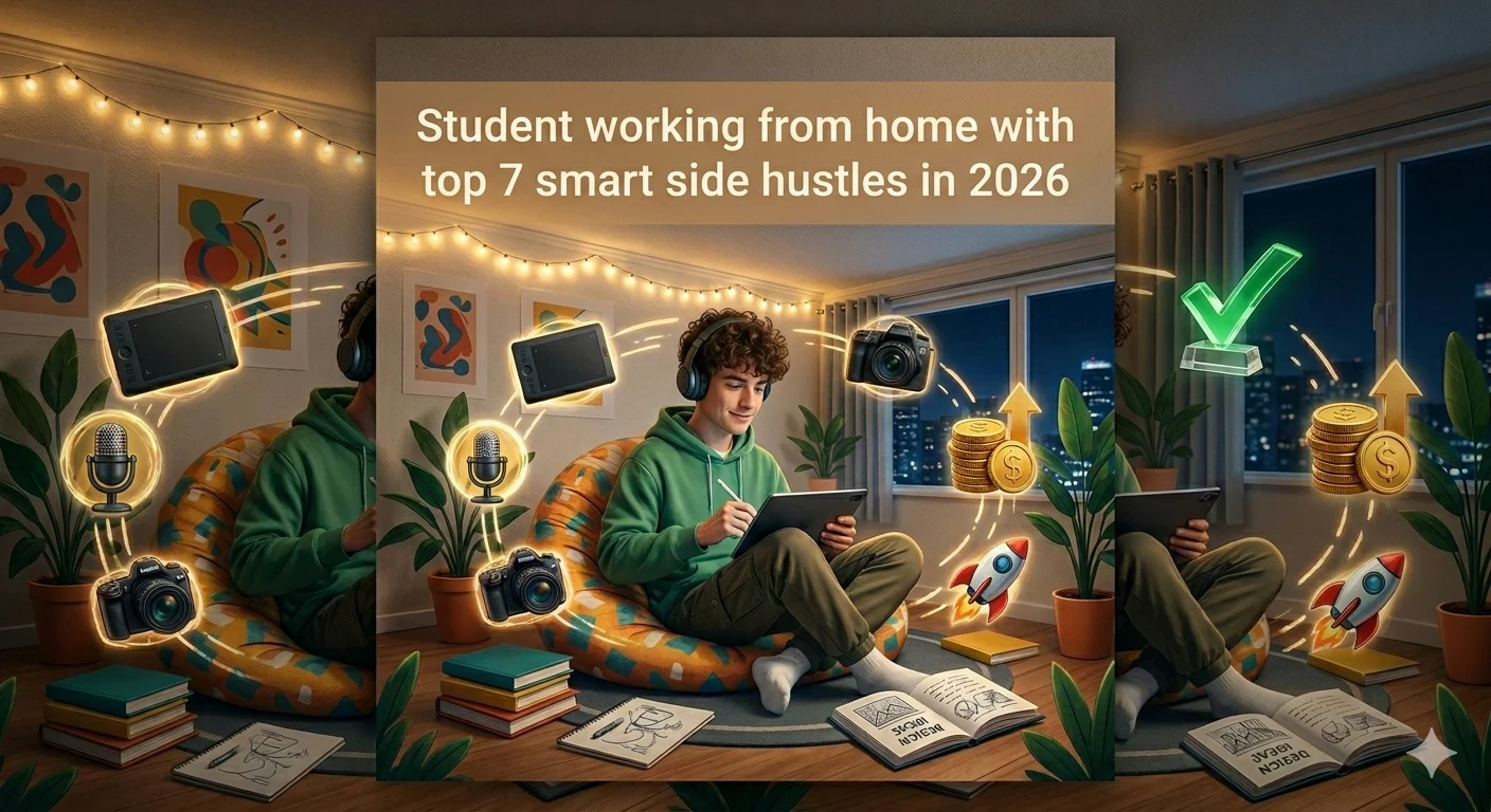 image about Top 7 Side Hustles for Students in 2026: Smart and Easy Ways to Make Extra Money