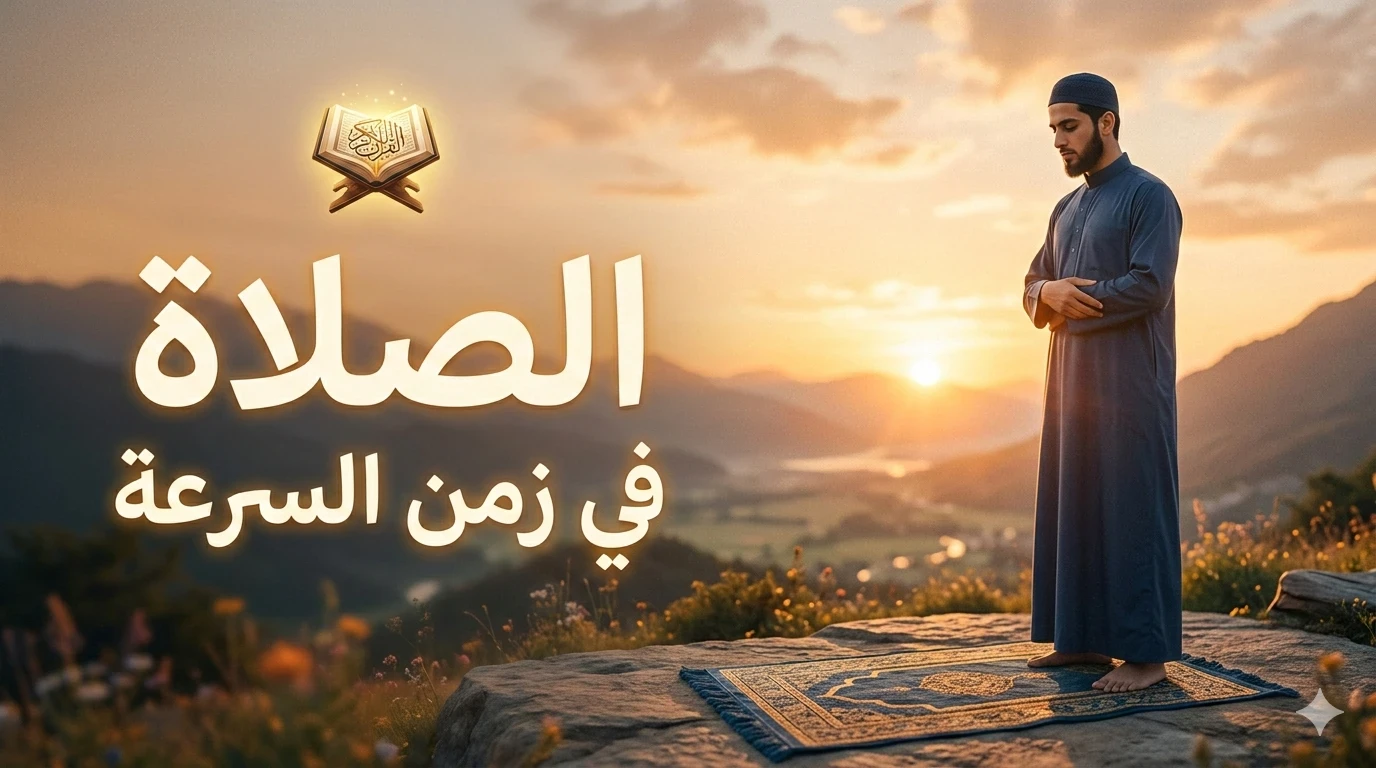 image about الصلاة في زمن السرعة… كيف نصنع الثبات في عالم لا ينتظر أحدًا؟ 