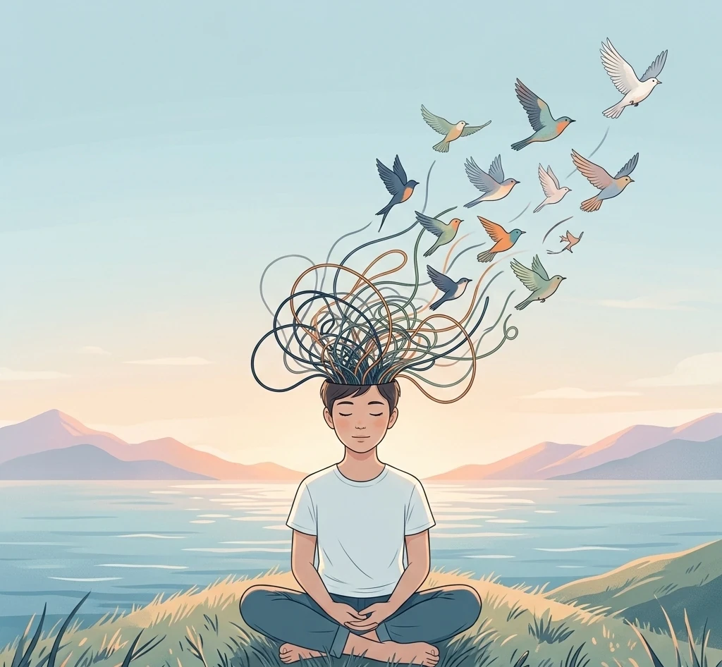 image about تجربتي الشخصية مع التفكير الزائد.. كيف أوقفت الضجيج في رأسي واستعدت نومي الهادئ