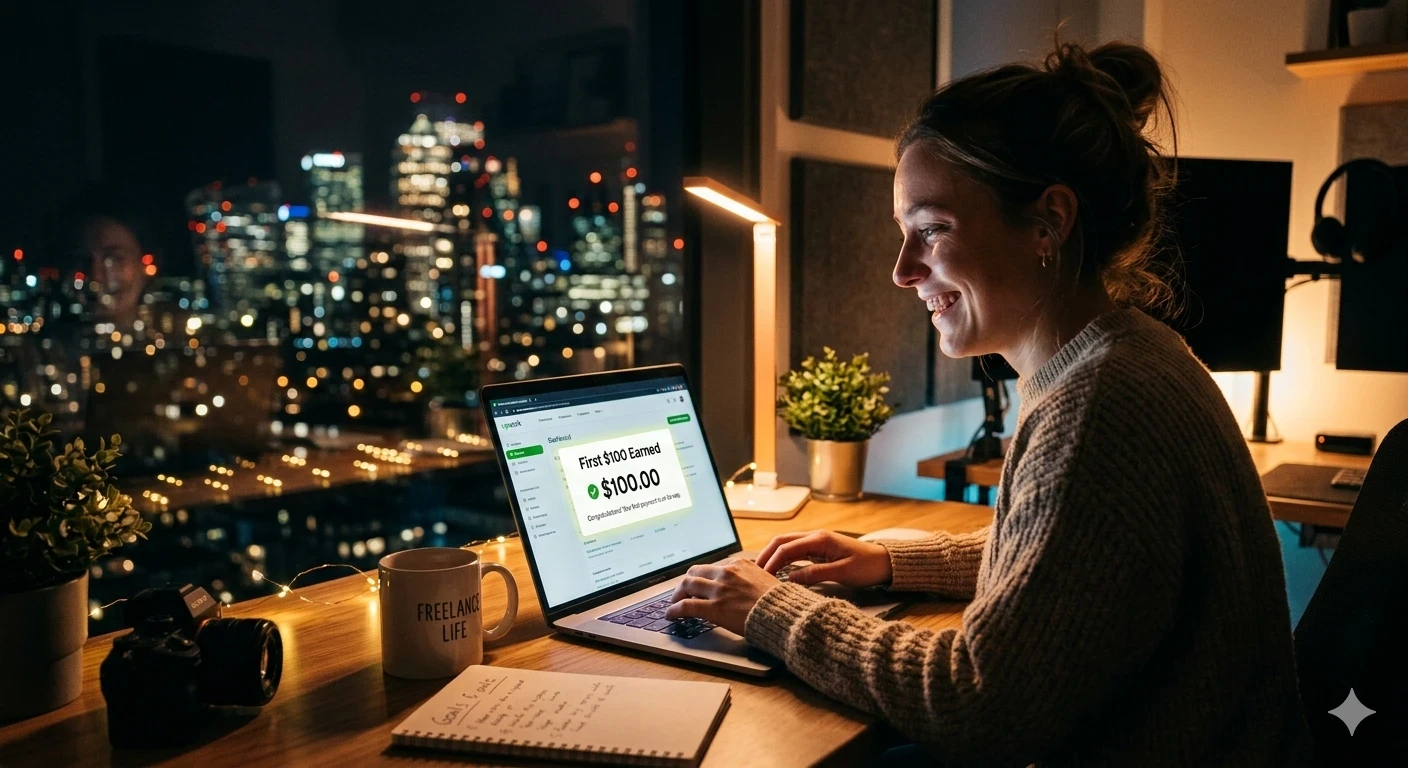 image about كيف تحقق أول 100 دولار من الإنترنت خلال 30 يومًا