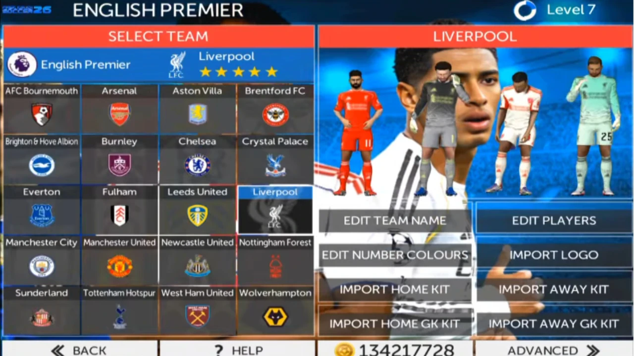 image about تحميل لعبة FTS 2026 للاندوريد وباخر الانتقالات والاطقم وبدون انترنت