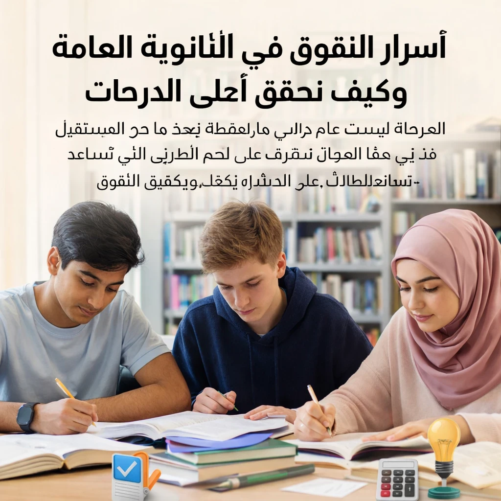 image about سر التفوق في الثانوية العامة الذي لا يعرفه الكثير من الطلاب