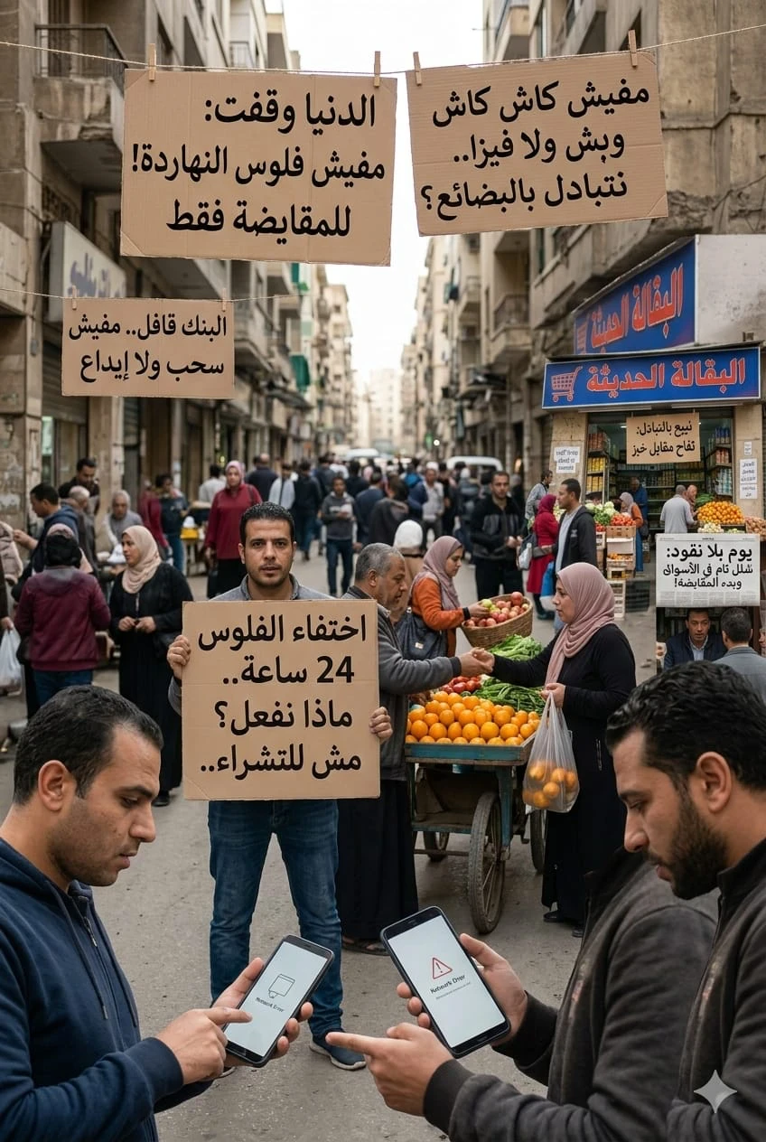 image about ماذا لو اختفيت الفلوس 24 ساعه ؟ 