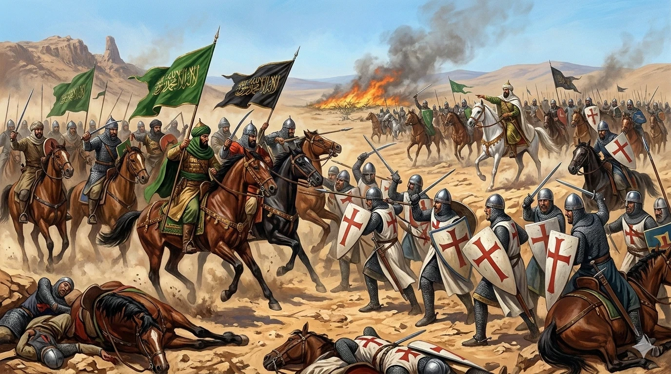 image about القصة التاريخية معركة حطين 